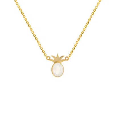 Lavani Jewels Women's White / Gold White Samana Necklace