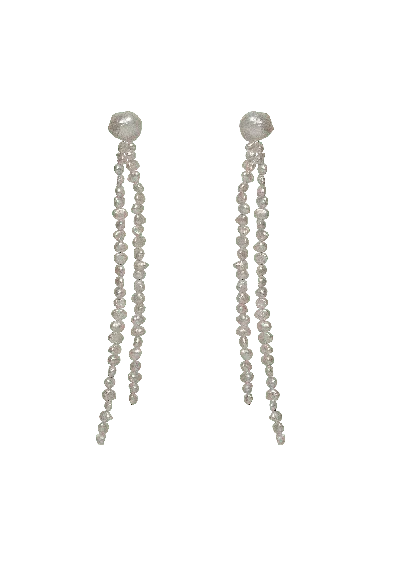 Lavani Jewels Women's White Hana Pearl Earrings