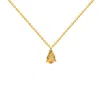 Lavani Jewels Women's Yellow / Gold Yellow Pride Mini Necklace In Gold