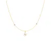 Lavani Jewels Women's Zodiac Horoscope Sign Pisces Symbol Necklace Gold In Gold