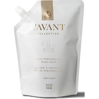 L'avant Collective Ambre Santal High Performing Dish Soap Refill In White