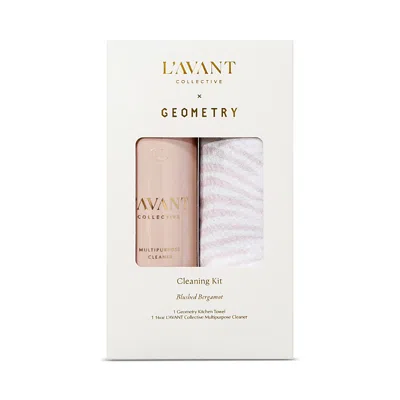 L'avant Collective L'avant X Geometry Cleaning Kit Blushed Bergamot In Pink