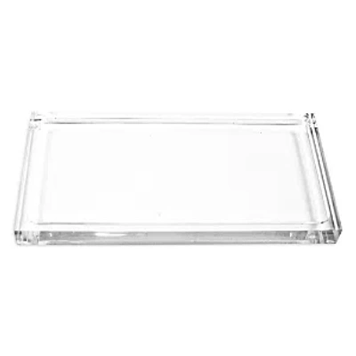 L'avant Collective Lucite Large Tray In Clear