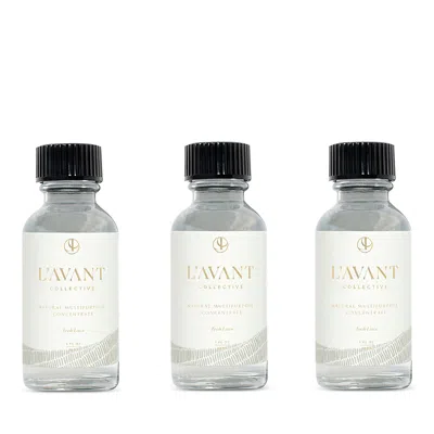 L'avant Collective Multipurpose Concentrate, Fresh Linen Refill - Pack Of 3 In Clear