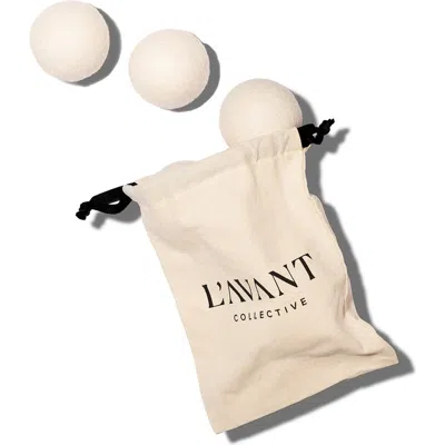 L'AVANT COLLECTIVE L'AVANT COLLECTIVE PACK OF 3 WOOL DRYER BALLS