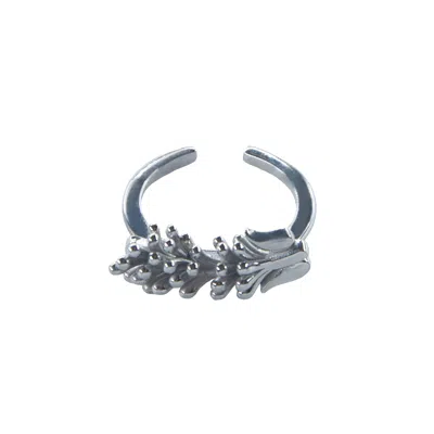 Lavanta Women's Alya Silver Ring - Silver In Gray