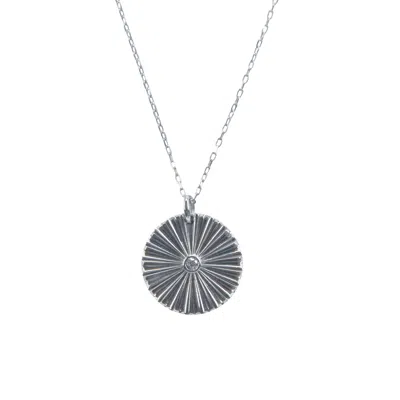 Lavanta Women's Leda Necklace - Silver In Gray