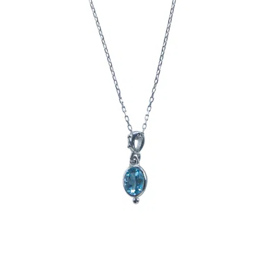 Lavanta Women's Navi Necklace - Silver In Gray