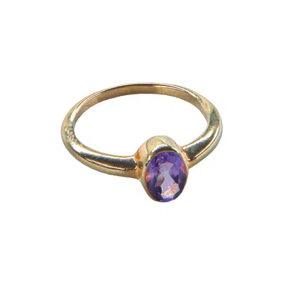 Lavanta Women's Navi Silver Ring - Gold