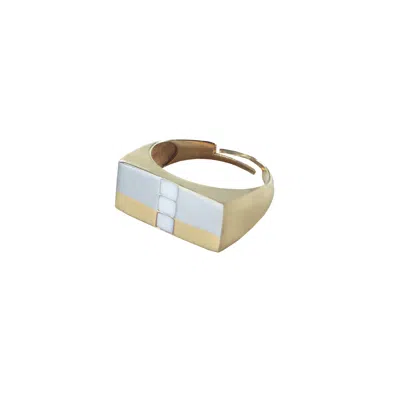 Lavanta Women's Petra Silver Ring - Gold