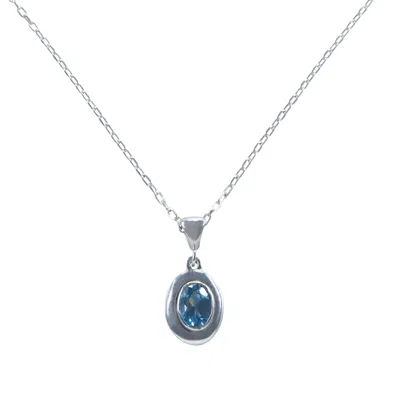 Lavanta Women's Rigel Necklace - Silver In Gray