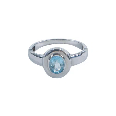 Lavanta Women's Rigel Ring - Silver In Blue