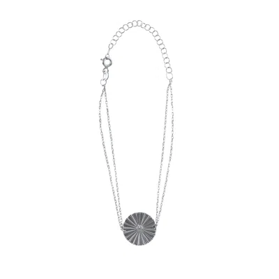 Lavanta Women's Silver Leda Bracelet In Gray