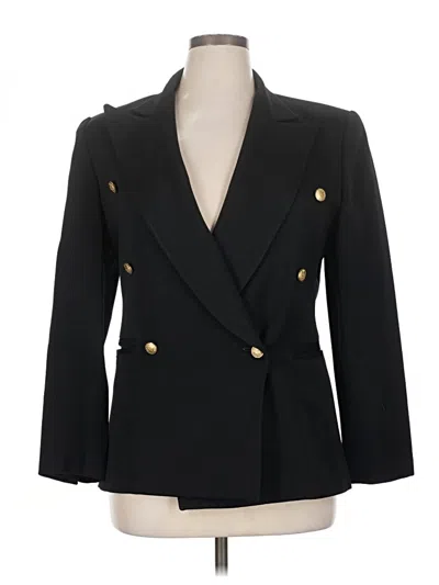 Pre-owned Lavantino Wool Blazer Jacket In Black