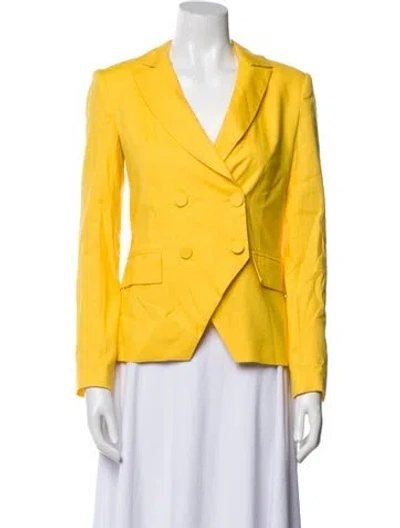 Pre-owned Laveer Blazer In Yellow