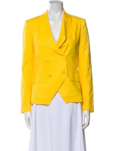 Pre-owned Laveer Blazer In Yellow