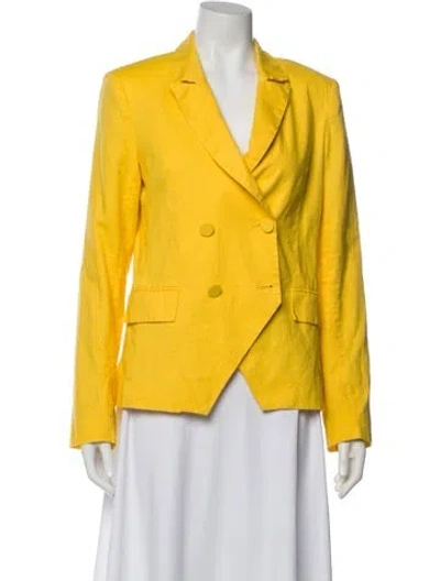 Pre-owned Laveer Blazer In Yellow