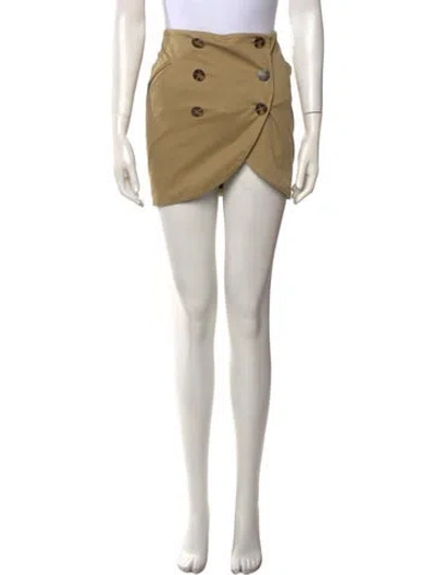 Pre-owned Laveer Mini Skirt In Neutral