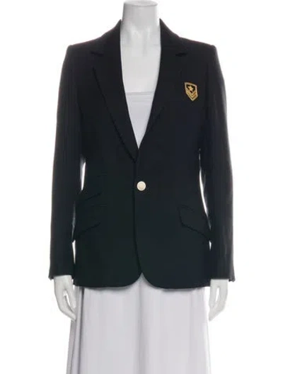 Pre-owned Laveer Wool Blazer In Black