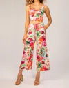 Lavender Brown Alora Pants In Pink/red Multi In Multi