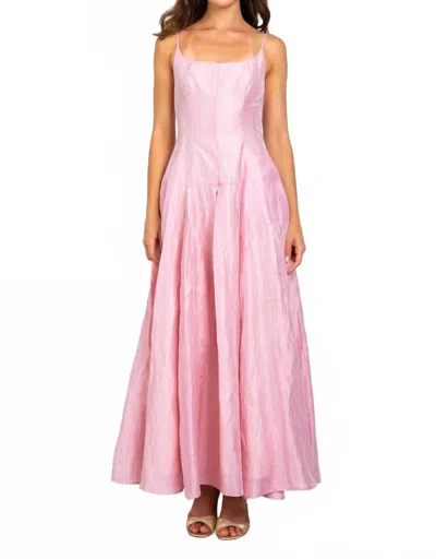 Lavender Brown Amalia Maxi Dress In Rose  In Pink