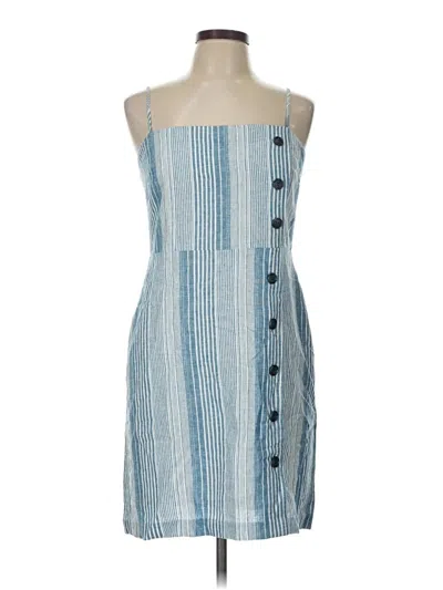 Pre-owned Lavender Brown Casual Dress In Blue