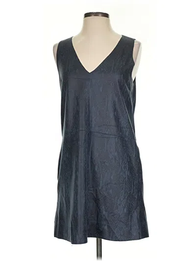 Pre-owned Lavender Brown Casual Dress In Gray