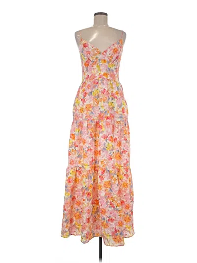 Pre-owned Lavender Brown Casual Dress In Orange