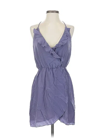 Pre-owned Lavender Brown Casual Dress In Purple