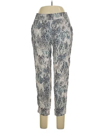 Pre-owned Lavender Brown Casual Pants In Blue