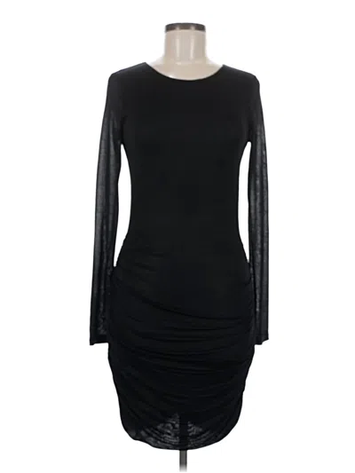 Pre-owned Lavender Brown Cocktail Dress In Black