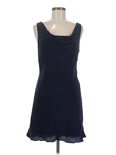 Pre-owned Lavender Brown Cocktail Dress In Blue