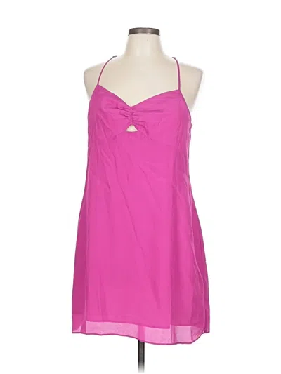 Pre-owned Lavender Brown Cocktail Dress In Pink