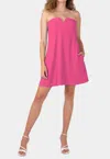 Lavender Brown Gloria Mini Dress In Cotton Candy In Pink
