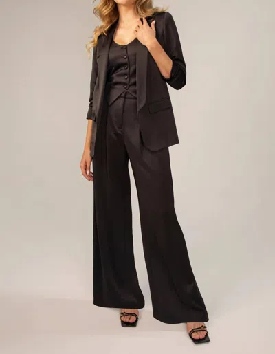 Lavender Brown Nora Jacket In Black