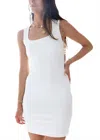 Lavender Brown Paisley Bodycon Mini Dress In Ivory In White