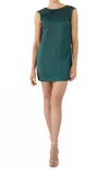 Lavender Brown Serenity Dress In Dark Hunter Green In Multi