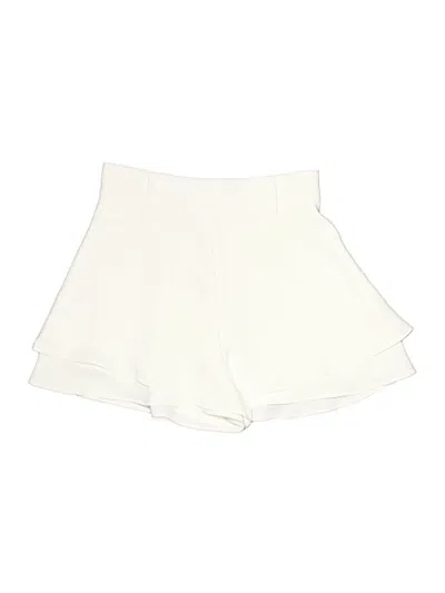Pre-owned Lavender Brown Skort In Ivory