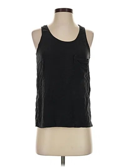 Pre-owned Lavender Brown Sleeveless Top Black Scoop Neck Tops