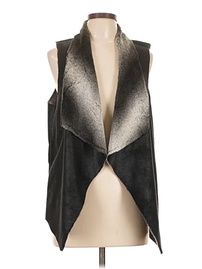 Pre-owned Lavender Brown Tuxedo Vest In Gold