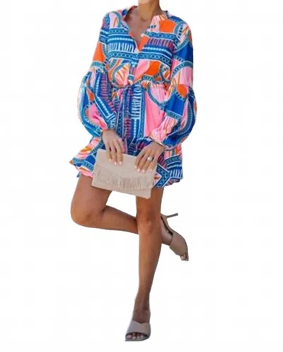 Lavender J Gigi Dress In Blue