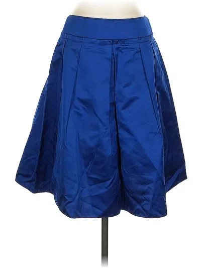 Pre-owned Lavender Label By Vera Wang Silk Skirt In Blue