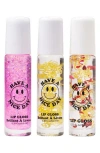 Lavender Stardust Have A Nice Day Roll-on Lip Gloss Set $16 Value In Multi
