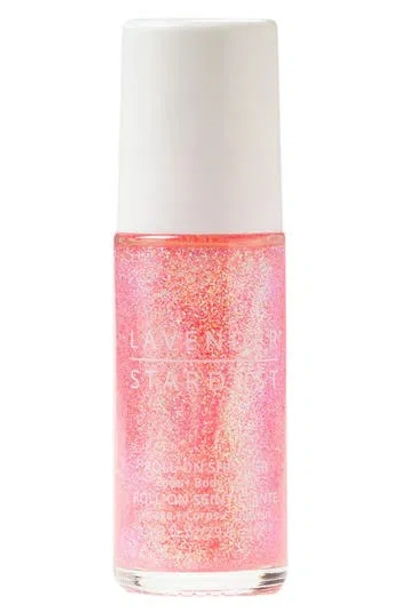 Lavender Stardust Strawberry Merry Bright Roll-on Shimmer In Red