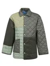 Lavenham Multi Color Denham Oversized Jacket In Green