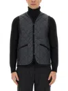 Lavenham Black Polyester Thornham Vest In Black