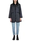 Lavenham Quilted-pattern Coat In Black