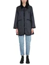 Lavenham Quilted-pattern Coat In Black