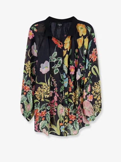 Lavi Afrodite Ramie Shirt In Black