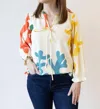 Lavi Beatriz Blouse In Coral